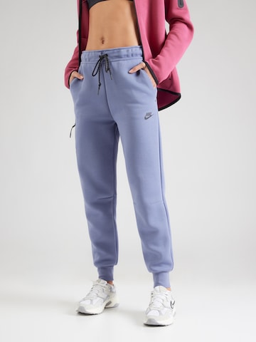 Nike Sportswear Tapered Nadrág 'TCH FLC' - kék: elől