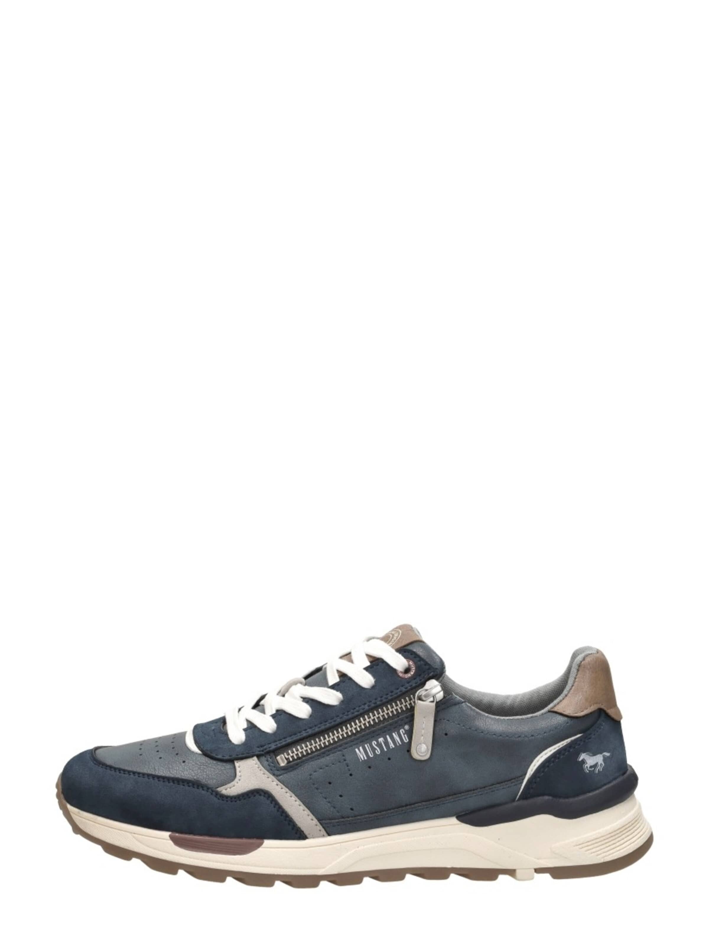 Baskets basses 'Sneakers Laag' MUSTANG en bleu : devant