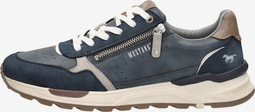 Baskets basses 'Sneakers Laag' MUSTANG en bleu : devant