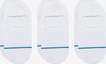 Stance - Calcetines deportivos en blanco: frente