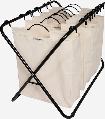 ABOUT YOU Panier à linge 'Homie XL (4 bags)' en beige, Vue avec produit