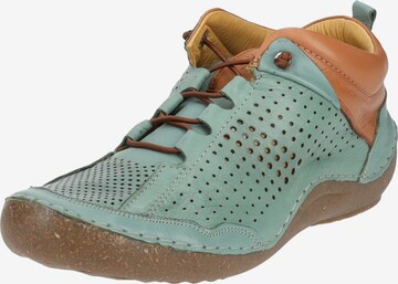 Scarpa stringata sportiva di COSMOS COMFORT in verde: frontale