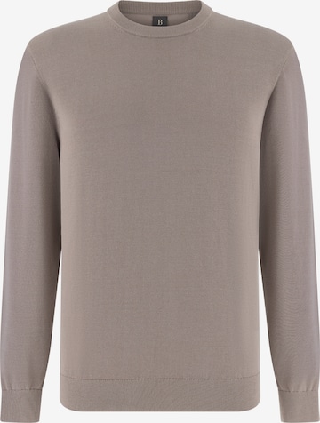 Pull-over Boggi Milano en marron : devant