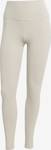 Skinny Pantaloni sportivi 'All Me' di ADIDAS PERFORMANCE in beige: frontale