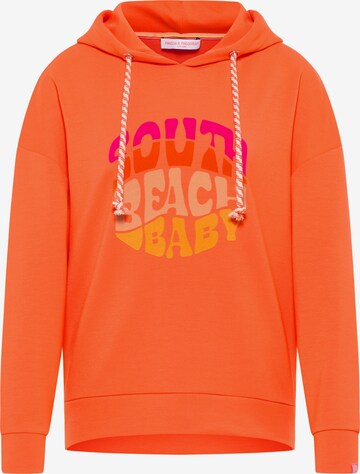 Frieda & Freddies NY Sweatshirt in Orange: front