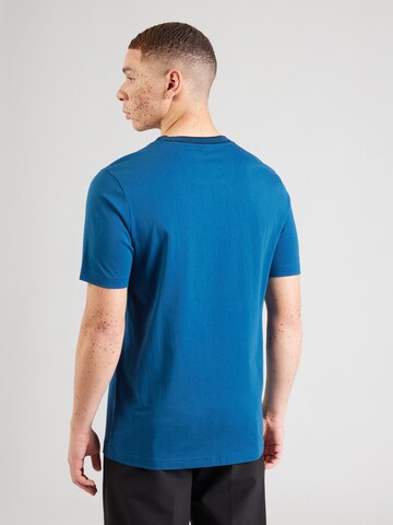 T-Shirt BOSS en bleu : derrière