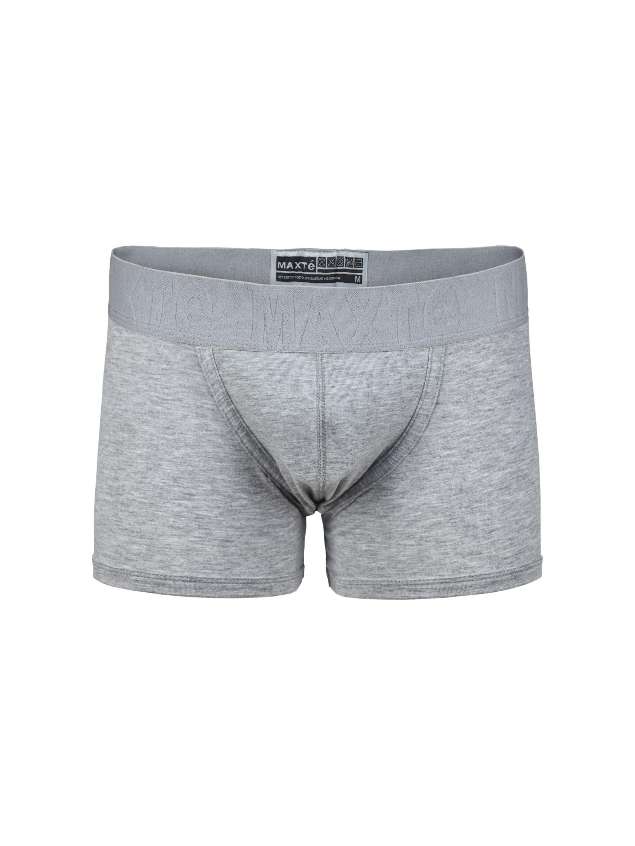 Boxers 'COTTON MAX Boxershorts Men 5er Pack' Maxte en gris