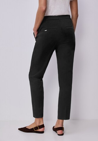 STREET ONE Slimfit Hose in Schwarz