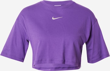 Nike Sportswear Μπλουζάκι σε λιλά: μπροστά