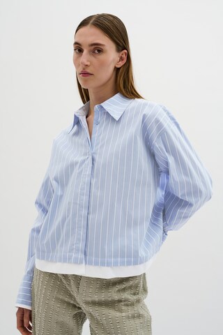 KAREN BY SIMONSEN Bluse 'Tessa' in Blau: Vorderseite