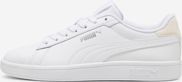 PUMA - Sapatilhas baixas 'Smash 3.0' em branco: frente