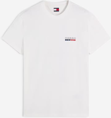 Tricou 'DNA' de la Tommy Jeans pe alb: față