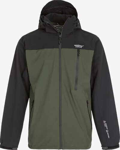 Weather Report Outdoorjacke 'Delton' in khaki / schwarz, Produktansicht