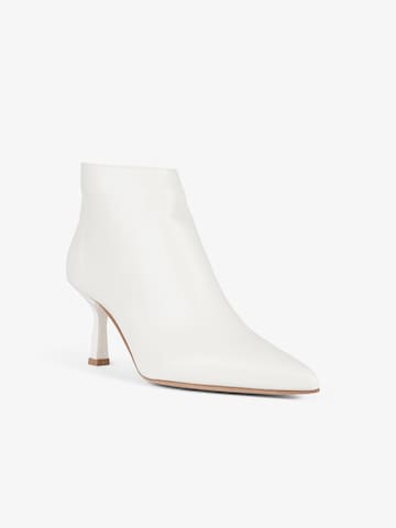 GISEL MOIRE - Botas pelo tornozelo 'Elise' em branco