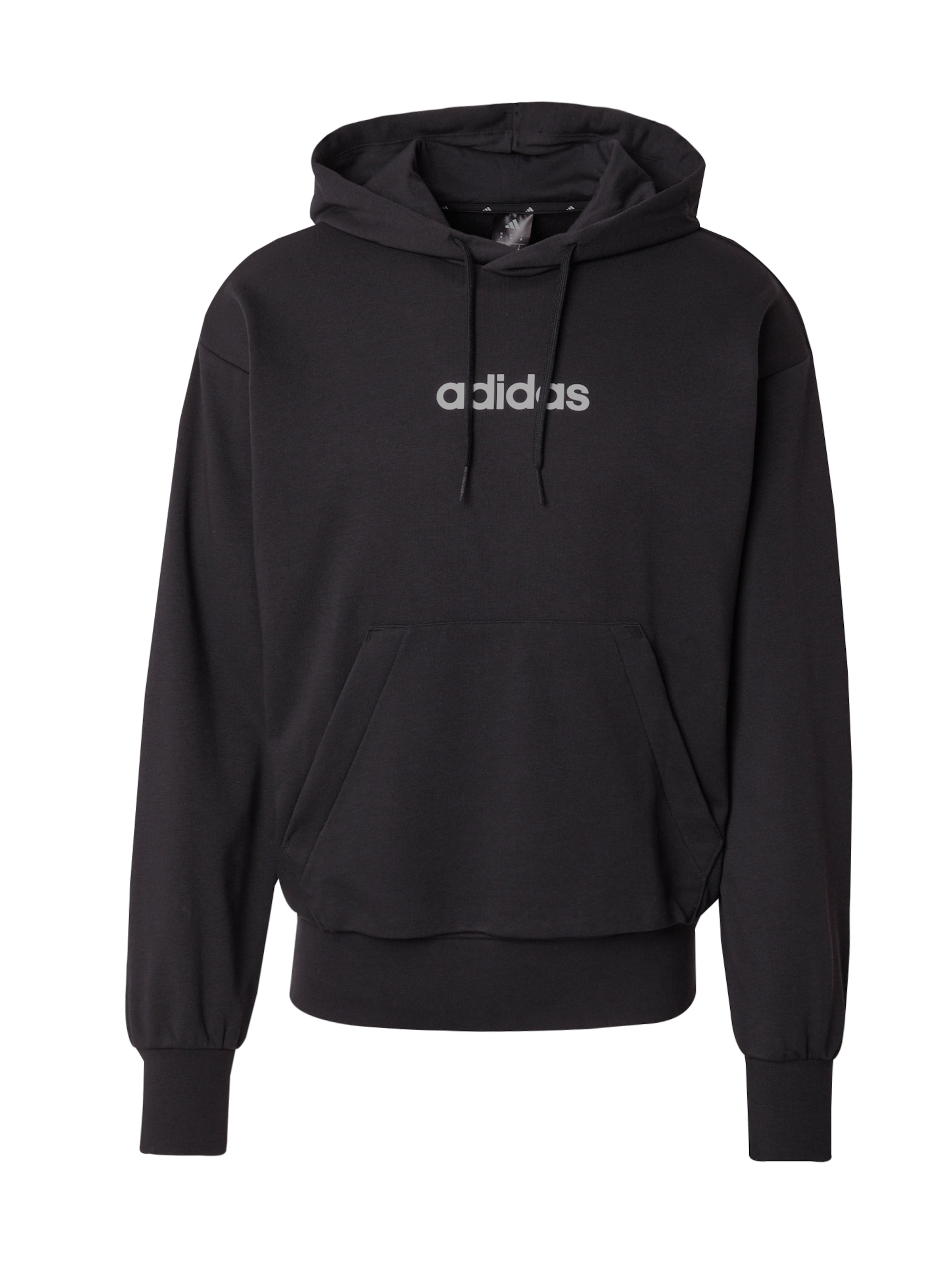 ADIDAS SPORTSWEAR Спортен суитшърт в черно: отпред