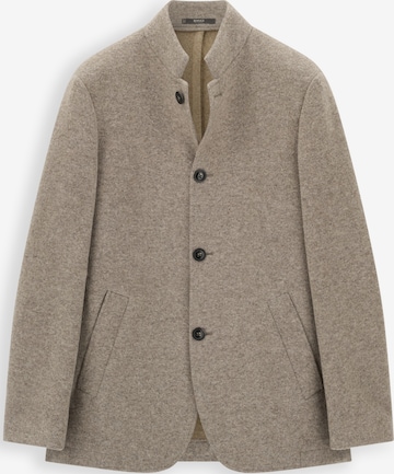 Boggi Milano Between-seasons coat in Grey: front