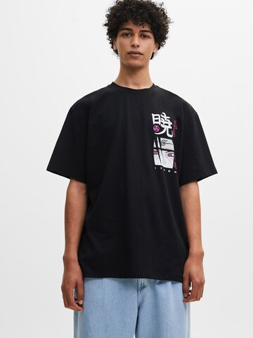 Pull&Bear T-Shirt in Schwarz