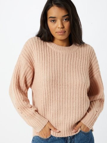 VILA Sweater in Pink: front