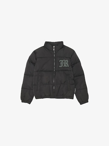 John Richmond Winterjacke 'Baple' in Schwarz: Vorderseite