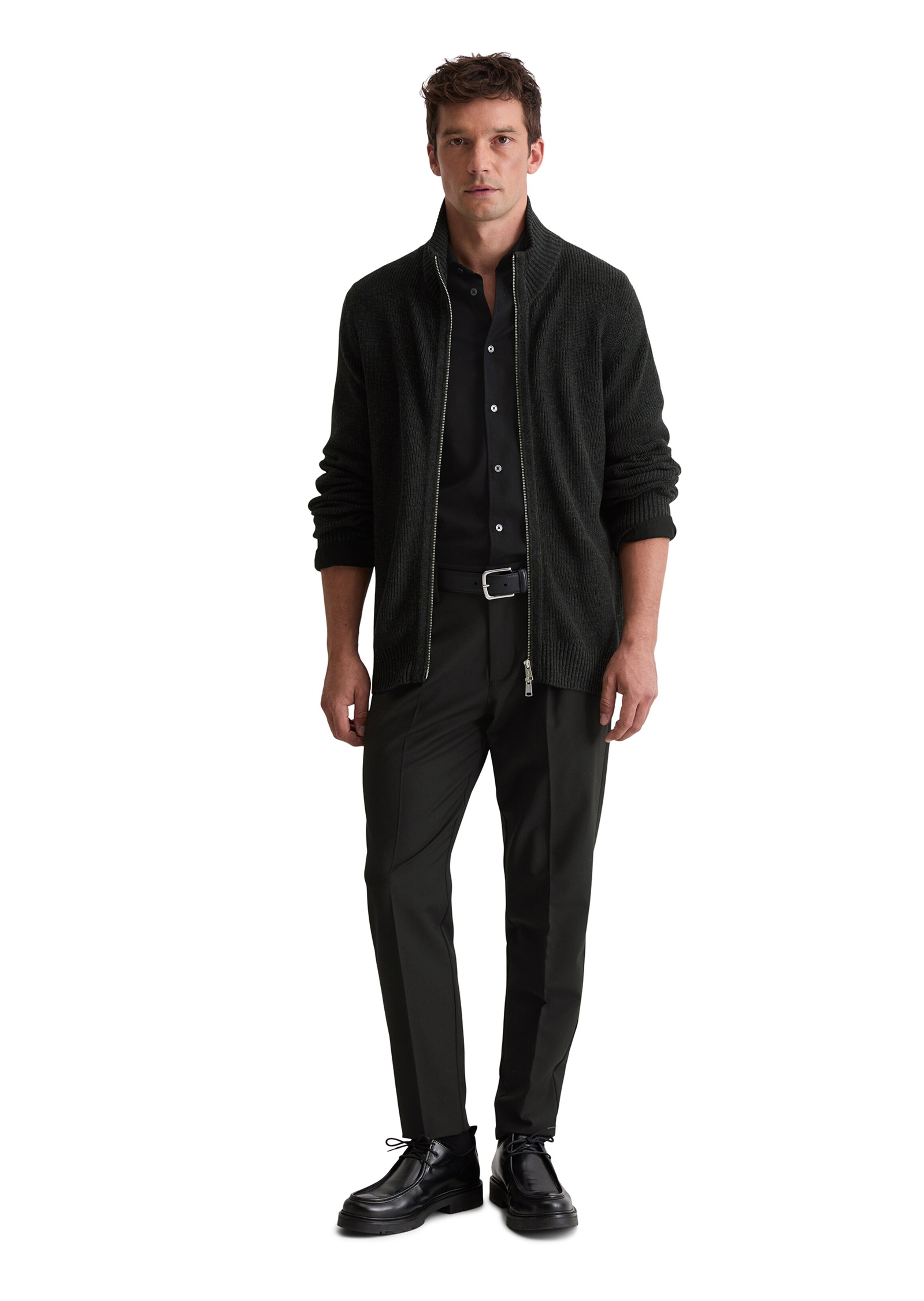 Marc O'Polo Strickjacke in Schwarz