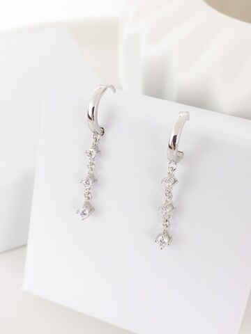 Hey Happiness Earrings 'Dangle' in Silver