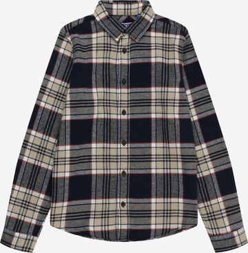 Jack & Jones Junior Button Up Shirt in Blue: front