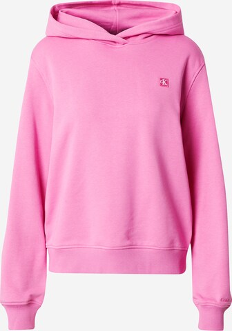 Calvin Klein Jeans Sweatshirt in Pink: predná strana