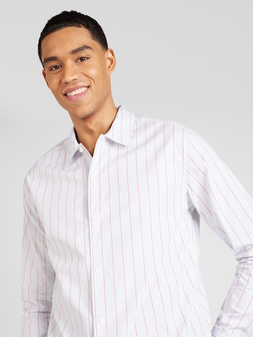 Coupe regular Chemise 'BRONX' Only & Sons en blanc