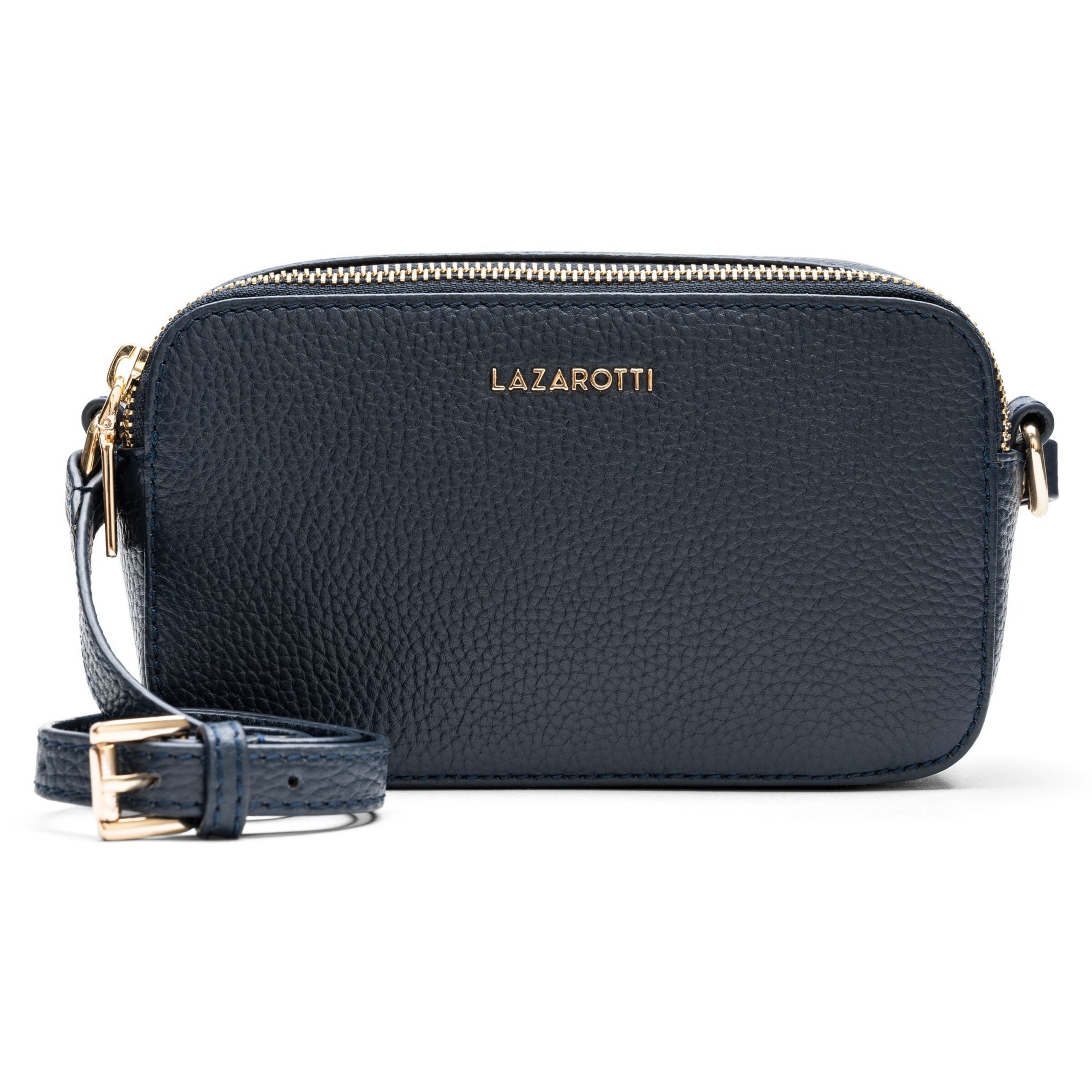 Sac à bandoulière 'Bologna' Lazarotti en bleu : devant