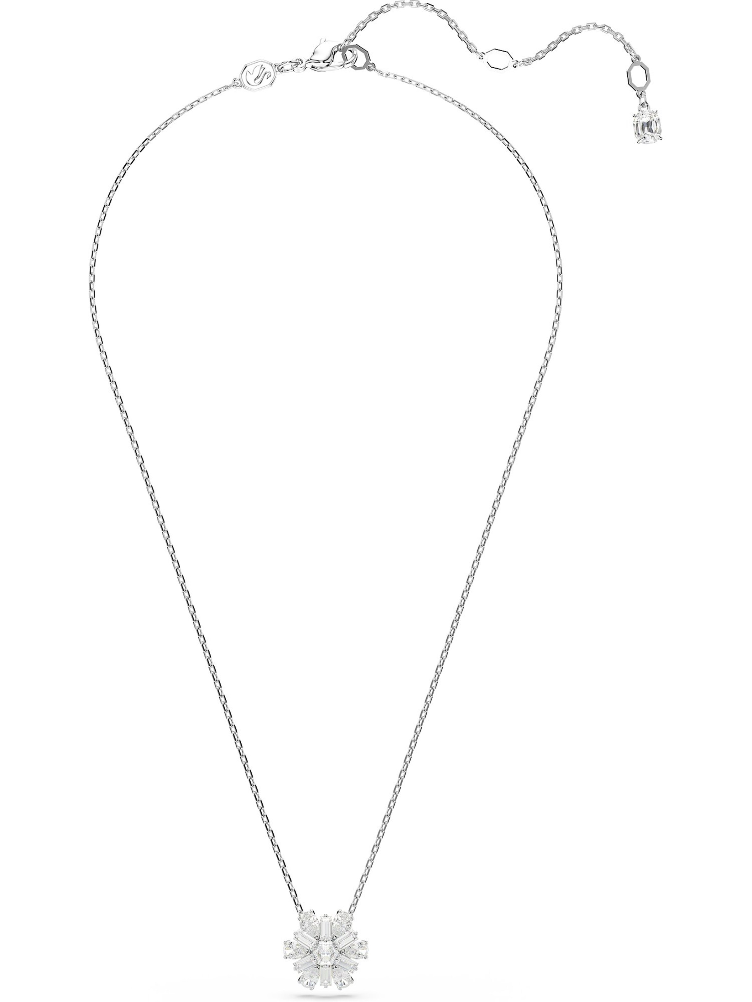 Swarovski Kette in Weiß: Vorderseite