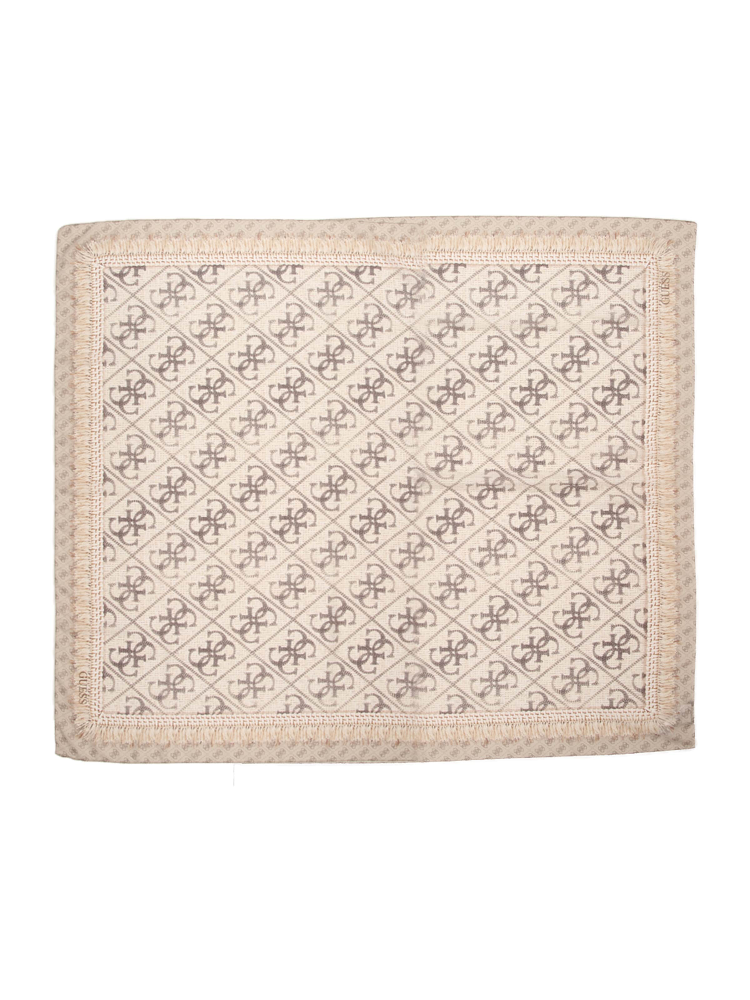 GUESS - Pañuelo 'KIRSTEN' en blanco: frente