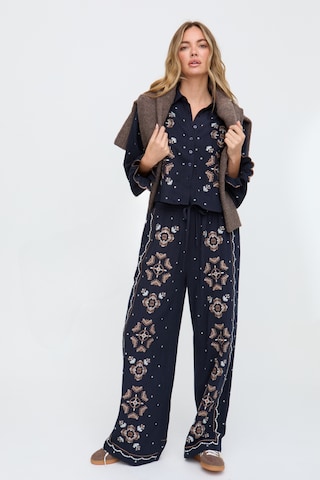 RAFFYA Bluse 'Das Penny" in Blau