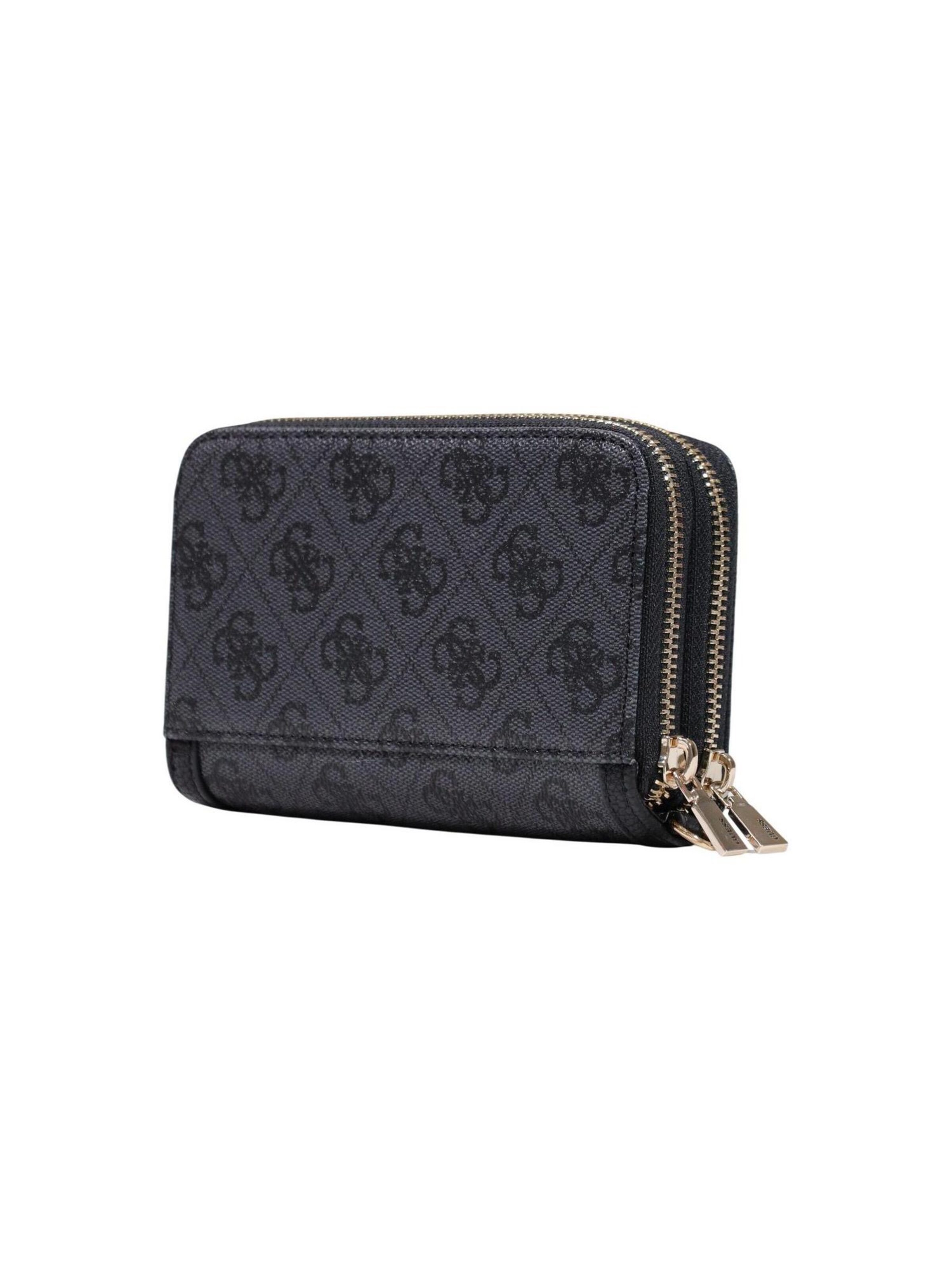 Portamonete 'COLEEN LOGO SML ZIP SWSG97 49164' di GUESS in grigio