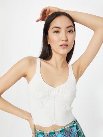 Tally Weijl Knitted Top in White