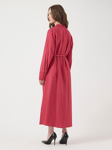 YAS Shirt Dress 'YASKAYA' in Red
