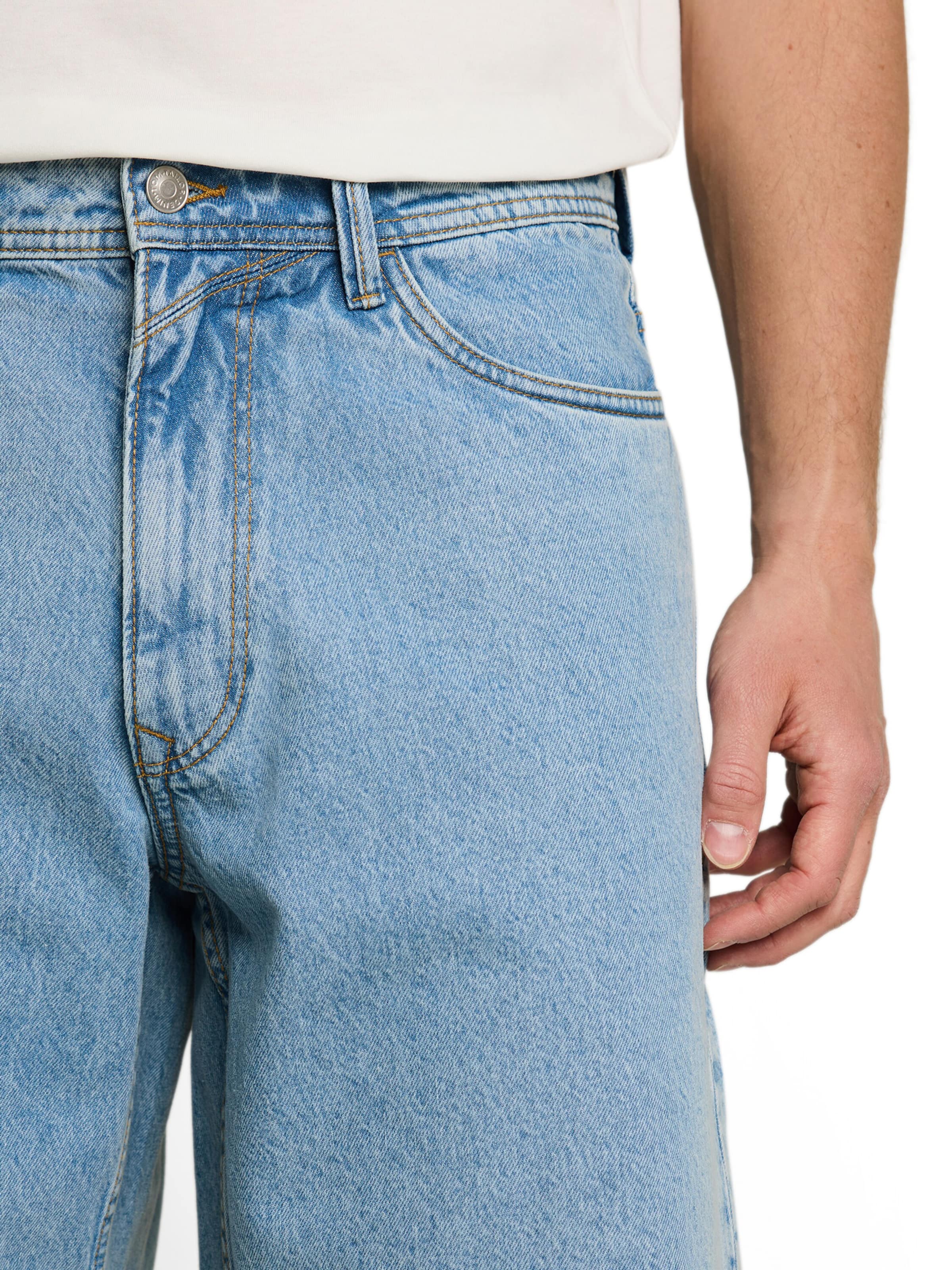 TOM TAILOR DENIM Ohlapna forma Kavbojke 'Waylen' | modra barva