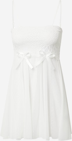 LingaDore Negligee in White: front