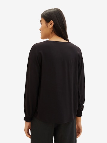 TOM TAILOR DENIM Blouse in Black