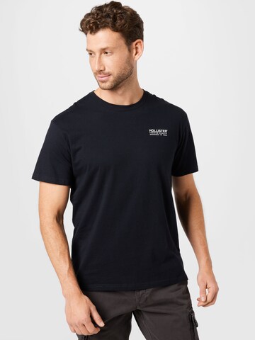 HOLLISTER T-shirt i svart: framsida