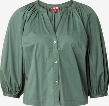 Camicia da donna di Staud in verde: frontale