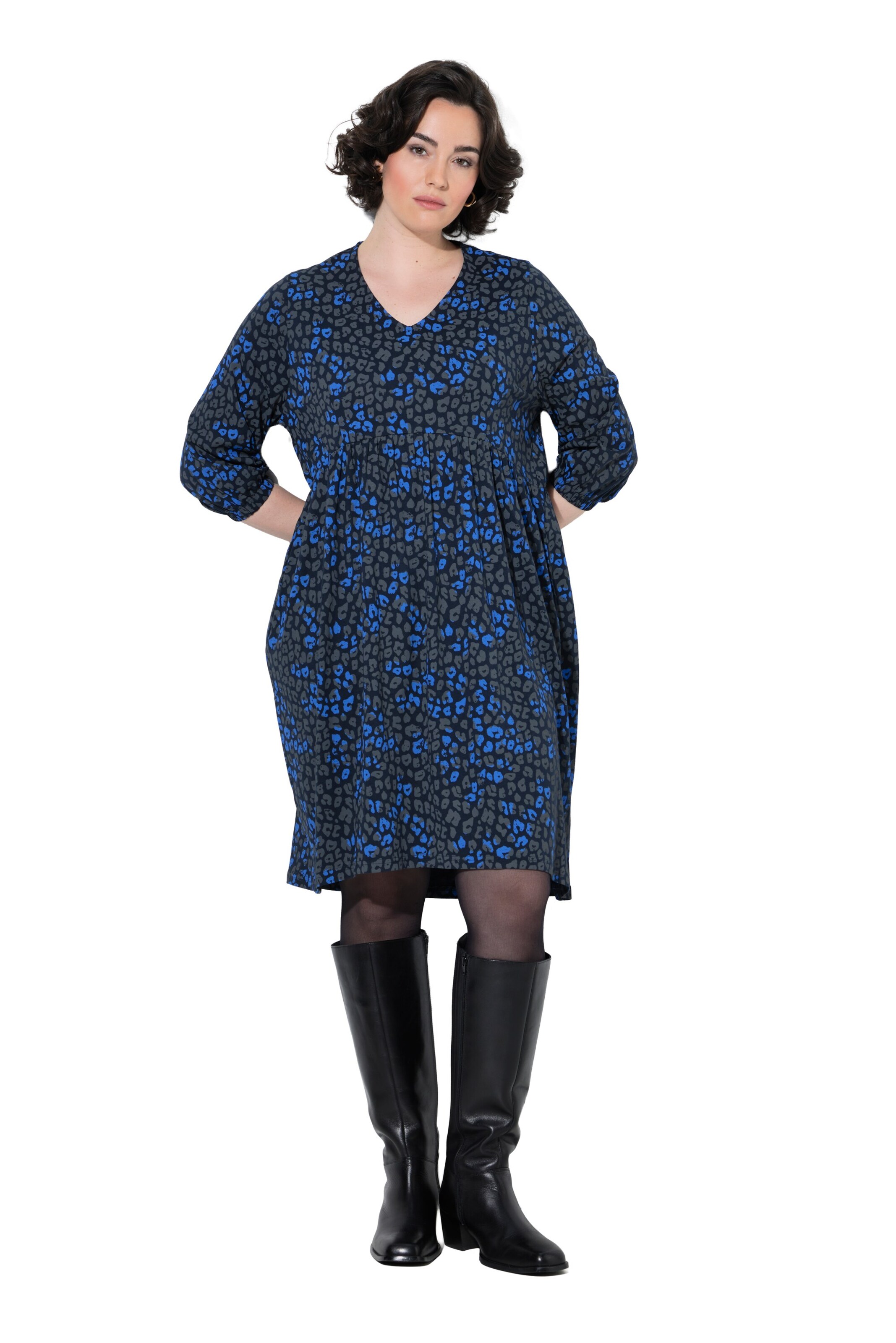 Ulla Popken Jurk in Gemengde kleuren: voorkant