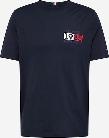 T-Shirt TOMMY HILFIGER en bleu : devant