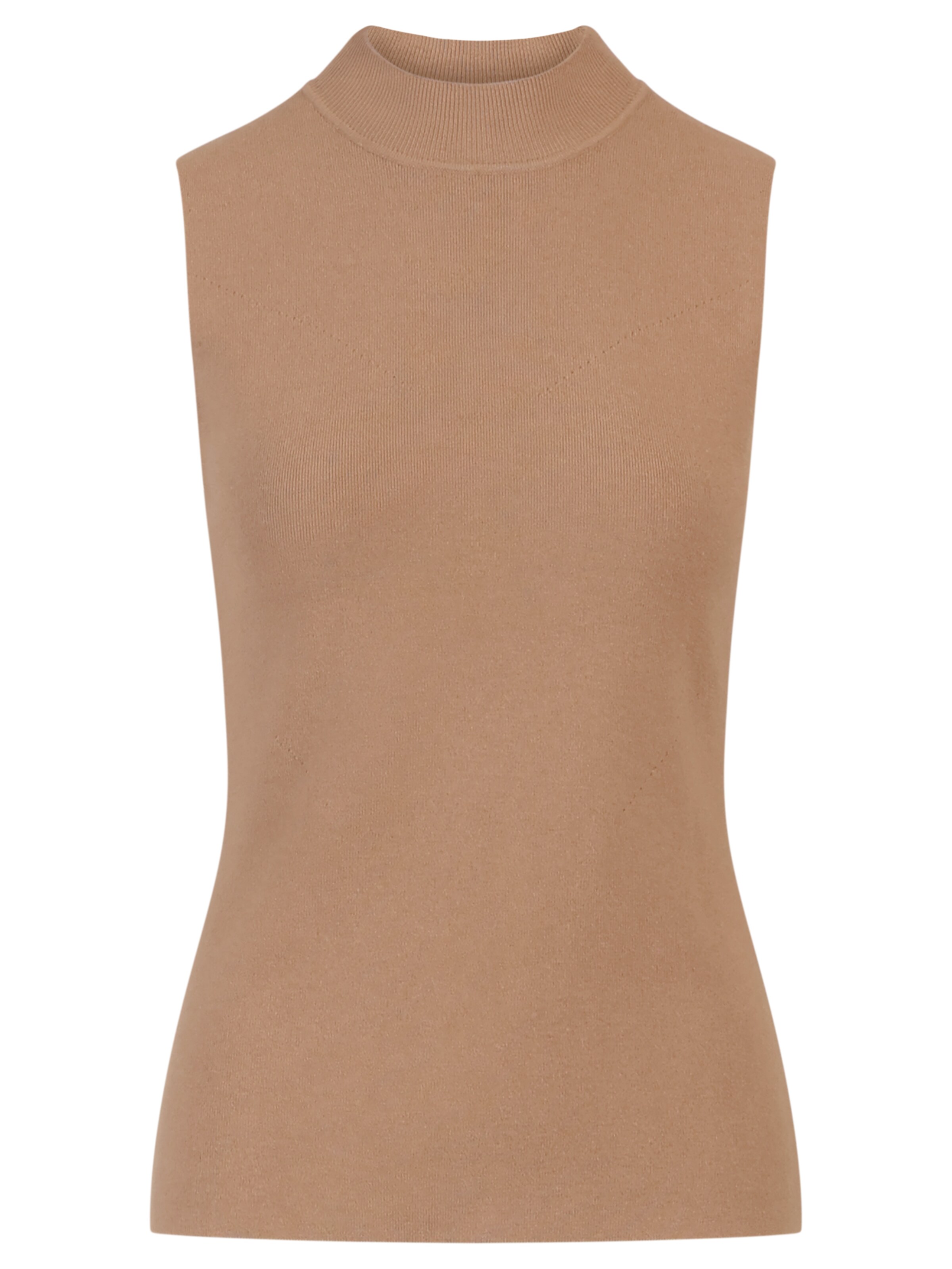 APART Knitted Top in Brown: front