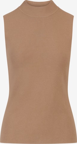 APART Knitted Top in Brown: front