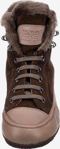 Candice Cooper Lace-Up Ankle Boots 'Vancouver' in Brown