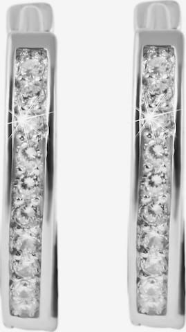 Akzent Earrings '"Sole" aus 925 Sterlingsilber, rhodiniert, langlebig' in Silver: front