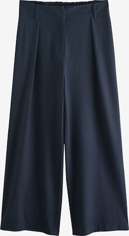 NextWide Leg/ Široke nogavice Hlače s naborima - plava boja: prednji dio