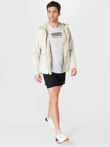 UNDER ARMOUR Sportjacke 'Rush' in Beige