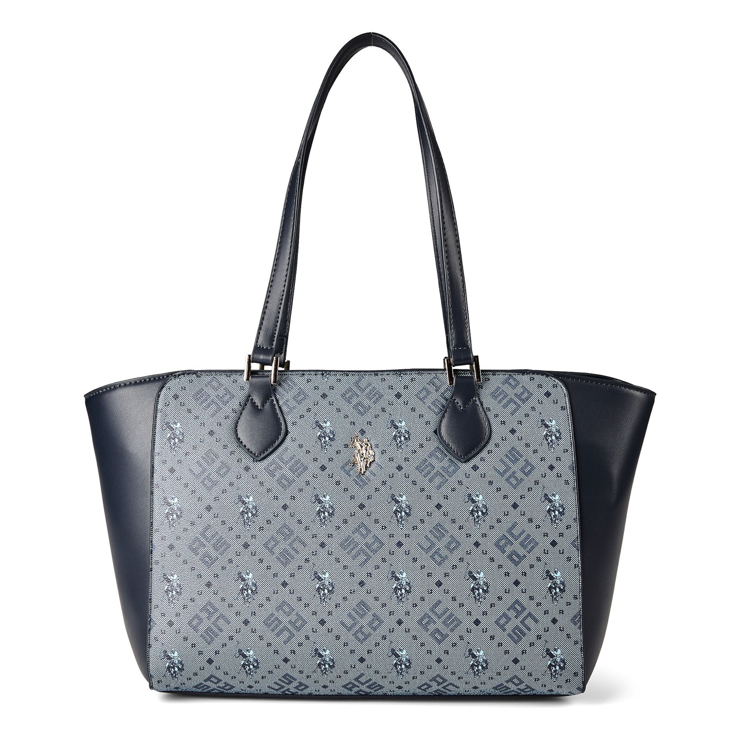 Borsa a spalla di U.S. POLO ASSN. in blu: frontale