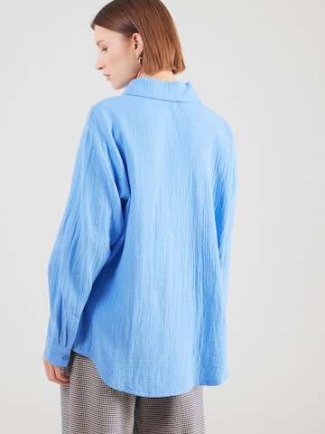 QS Bluse in Blau